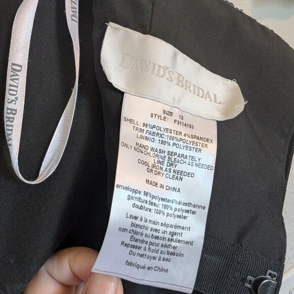 ELEGANT Strapless Sequin 2 PC Dress | 12 | Mini & Overskirt | EUC | PROM READY - Picture 10 of 12